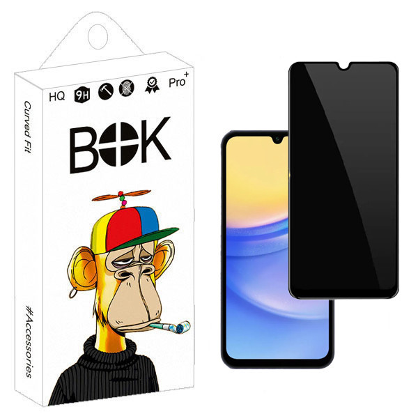 محافظ صفحه نمایش حریم شخصی بوک مدل Hidden Pro مناسب برای گوشی موبایل سامسونگ Galaxy A16