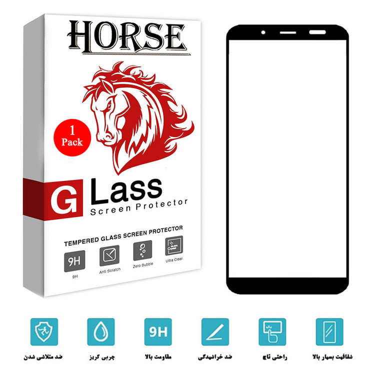 محافظ صفحه نمایش سرامیکی هورس مدل CRM مناسب برای گوشی موبایل سامسونگ Galaxy J6 / A6 / A8