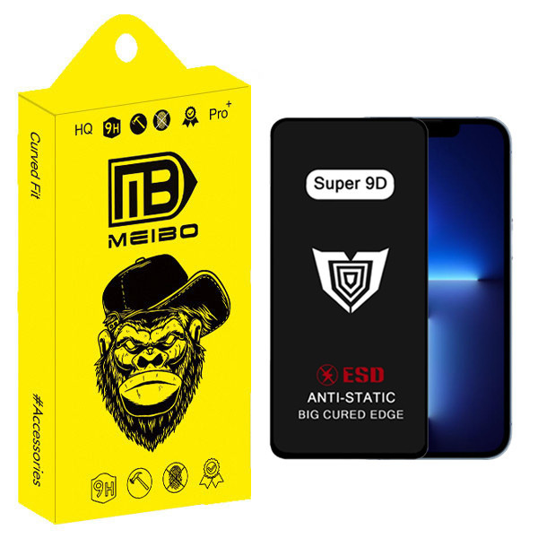 محافظ صفحه نمایش میبو مدل Super 9D مناسب برای گوشی موبایل اپل iPhone 13 Pro Max / 14 Plus