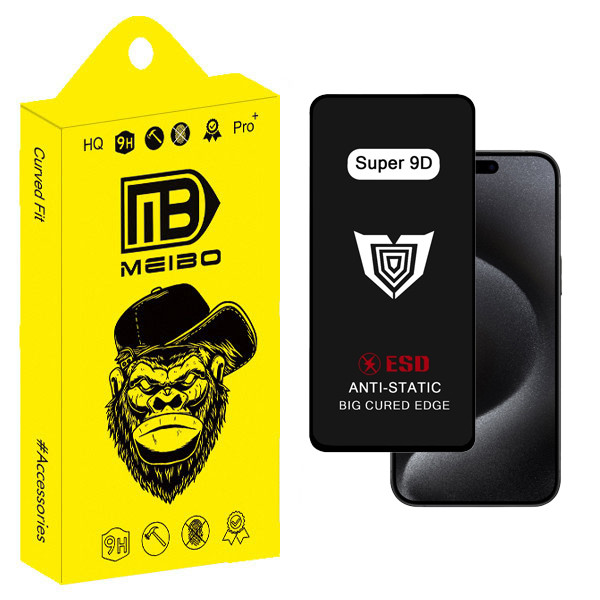 محافظ صفحه نمایش میبو مدل Super 9D Touch مناسب برای گوشی موبایل اپل Iphone 15 Pro