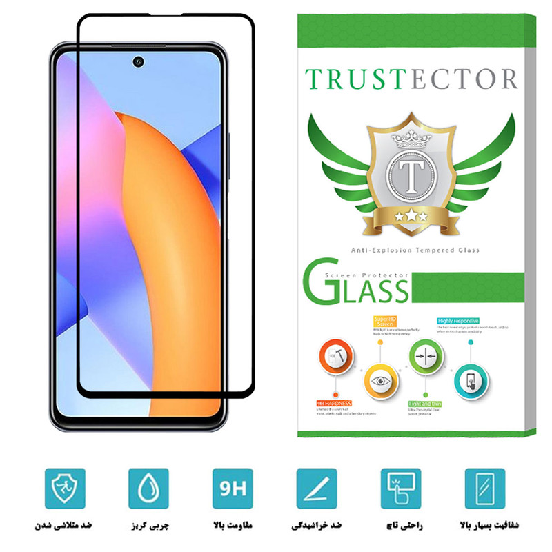 محافظ صفحه نمایش تراستکتور مدل FUL-T مناسب برای گوشی موبایل آنر 10X Lite