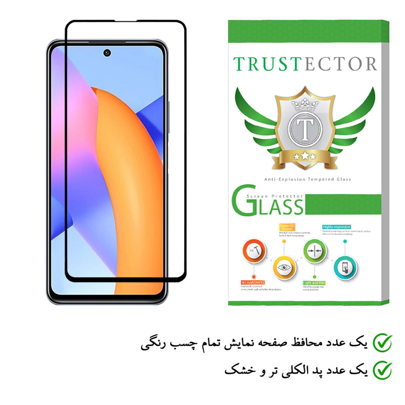 محافظ صفحه نمایش تراستکتور مدل FUL-T مناسب برای گوشی موبایل آنر 10X Lite