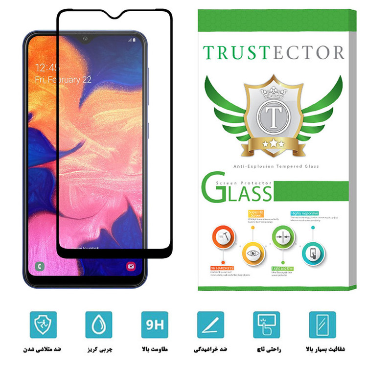 محافظ صفحه نمایش سرامیکی تراستکتور مدل CMT مناسب برای گوشی موبایل سامسونگ Galaxy A10