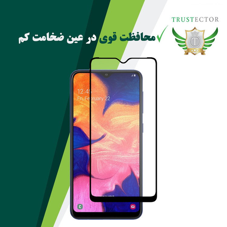 محافظ صفحه نمایش سرامیکی تراستکتور مدل CMT مناسب برای گوشی موبایل سامسونگ Galaxy A10
