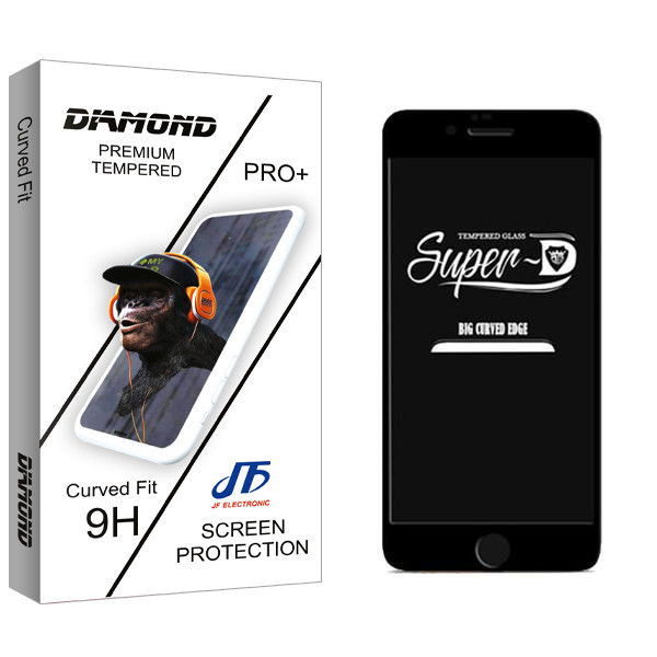 محافظ صفحه نمایش جی اف مدل Diamond SuperD مناسب برای گوشی موبایل اپل iPhone 6 / 6s