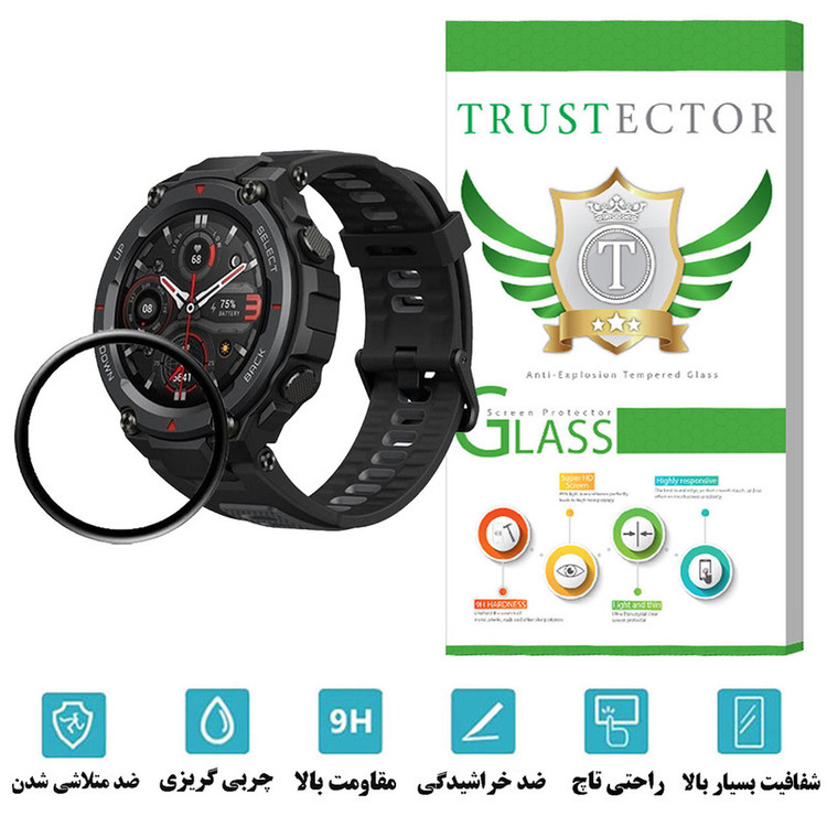 محافظ صفحه نمایش تراستکتور مدل PMMAWT مناسب برای ساعت هوشمند آمازفیت T-Rex