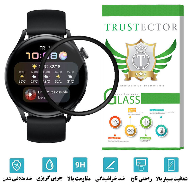 محافظ صفحه نمایش تراستکتور مدل PMMAWT مناسب برای ساعت هوشمند هوآوی Watch 3 Active Edition