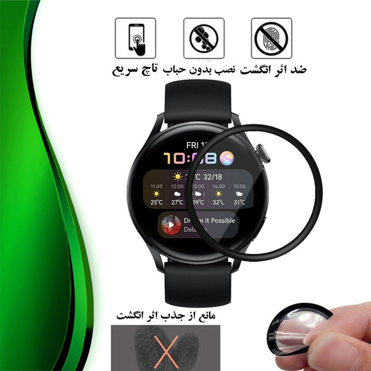 محافظ صفحه نمایش تراستکتور مدل PMMAWT مناسب برای ساعت هوشمند هوآوی Watch 3 Active Edition