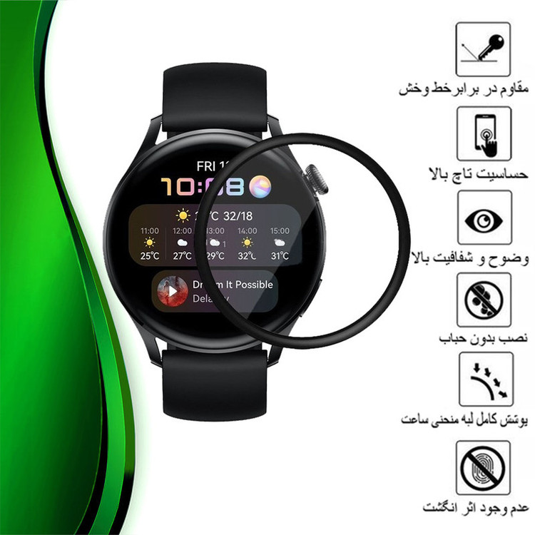 محافظ صفحه نمایش تراستکتور مدل PMMAWT مناسب برای ساعت هوشمند هوآوی Watch 3 Active Edition