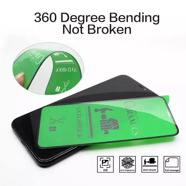 محافظ صفحه نمایش نانو اسپایدر مدل CER-01 مناسب برای گوشی موبایل اپل iPhone 12 به همراه محافظ لنز دوربین