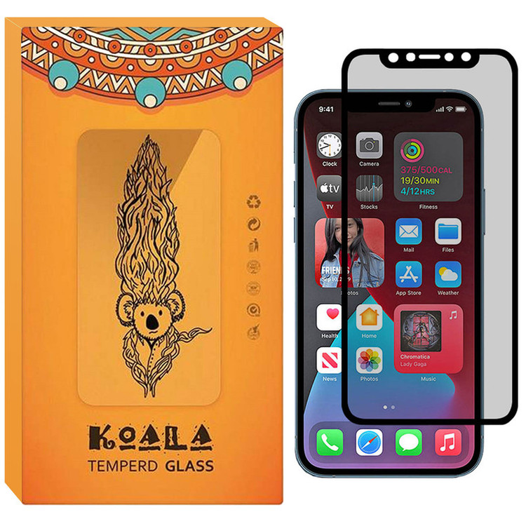 محافظ صفحه نمایش حریم شخصی کوالا مدل PRY_01 مناسب برای گوشی موبایل اپل iPhone 12 Pro Max