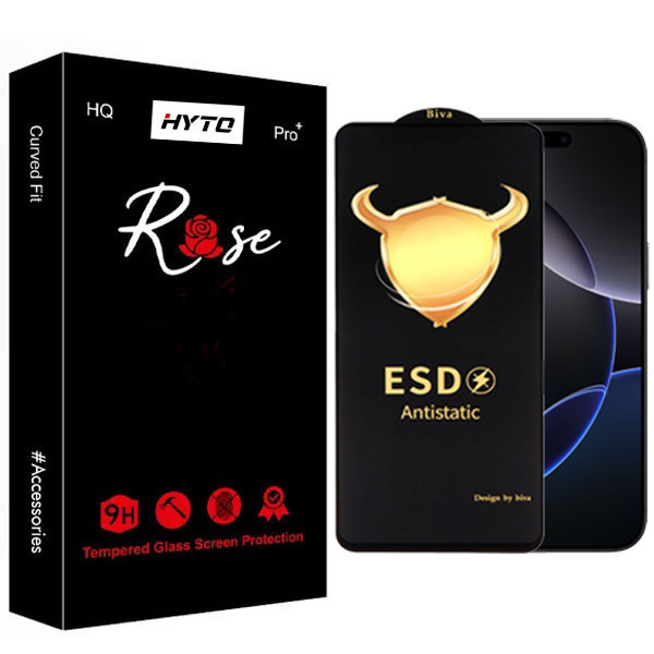 محافظ صفحه نمایش هیتو مدل Rose Biva Antistatic Glavers مناسب برای گوشی موبایل اپل iphone 16 Pro Max