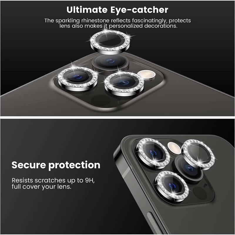 محافظ لنز دوربین هیتو مدل Rose Jewel Ring مناسب برای گوشی موبایل اپل iPhone 16 Pro Max