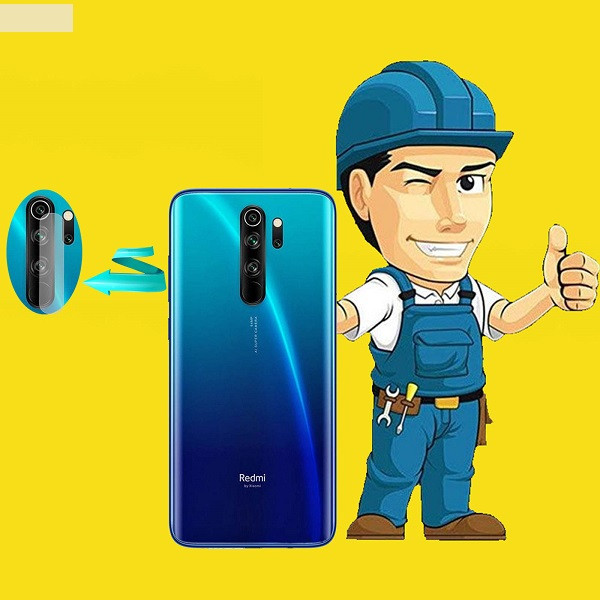 محافظ صفحه نمایش وپشت گوشی روبیکس مدل SA-Note8proمناسب برای گوشی موبایل شیائومی Redmi Note 8 pro به همراه محافظ لنز دوربین