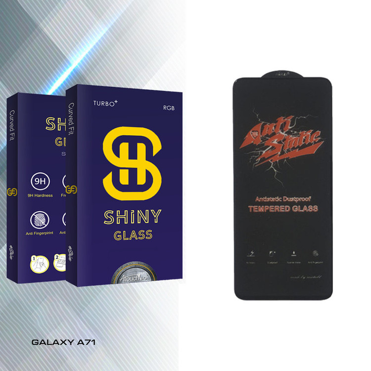 محافظ صفحه نمایش آتوچبو مدل Shiny GlassANTI-STATIC مناسب برای گوشی موبایل سامسونگ GALAXY A71