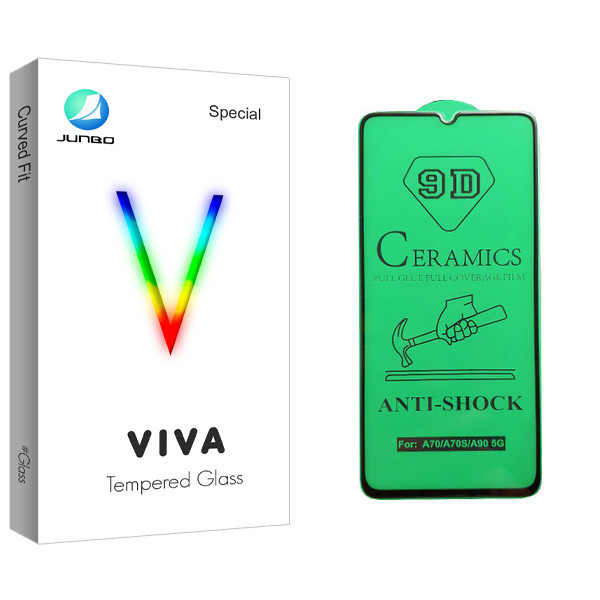 محافظ صفحه نمایش سرامیکی جانبو مدل Viva Glass مناسب برای گوشی موبایل سامسونگ Galaxy A70