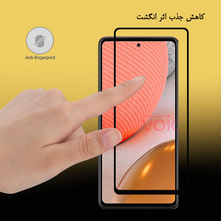 محافظ صفحه نمایش تراستکتور مدل FUL-T مناسب برای گوشی سامسونگ Galaxy A72
