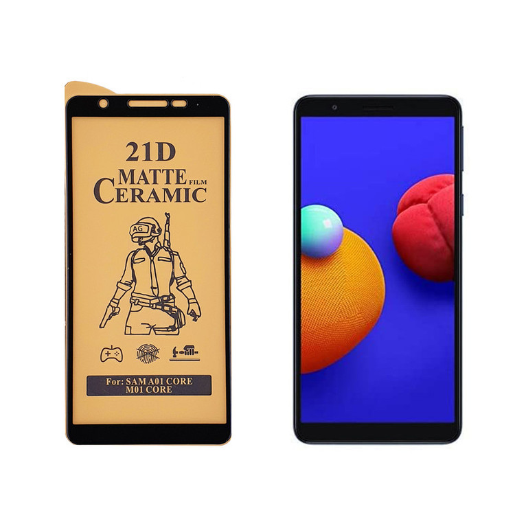 محافظ صفحه نمایش سرامیکی مات گریفین مدل FLCRM GN mo مناسب برای گوشی موبایل سامسونگ Galaxy A01 Core