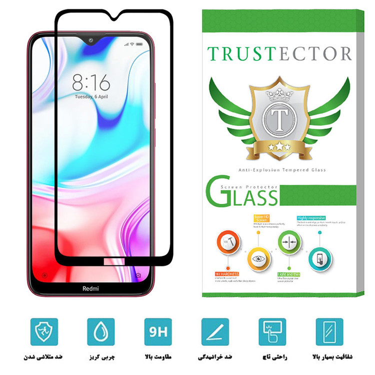 محافظ صفحه نمایش سرامیکی تراستکتور مدل CMA-T مناسب برای گوشی موبایل شیائومی Redmi 8A Pro