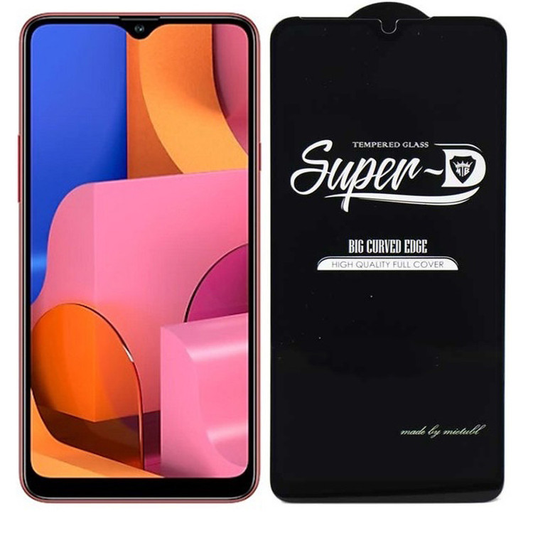 محافظ صفحه نمایش مدل super D مناسب برای گوشی موبایل سامسونگ Galaxy A20S