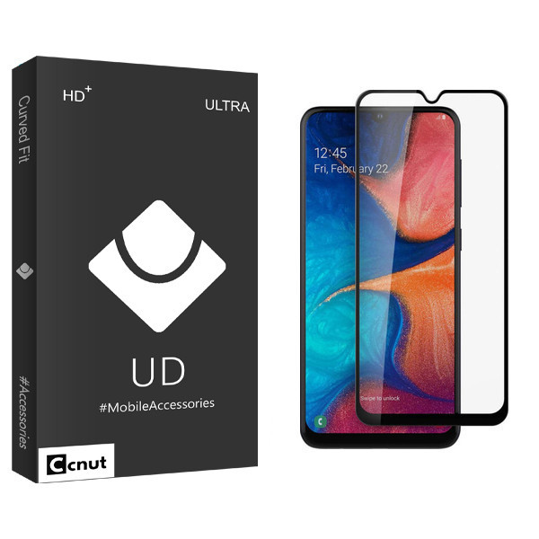 محافظ صفحه نمایش کوکونات مدل UD Black مناسب برای گوشی موبایل سامسونگ Galaxy A20