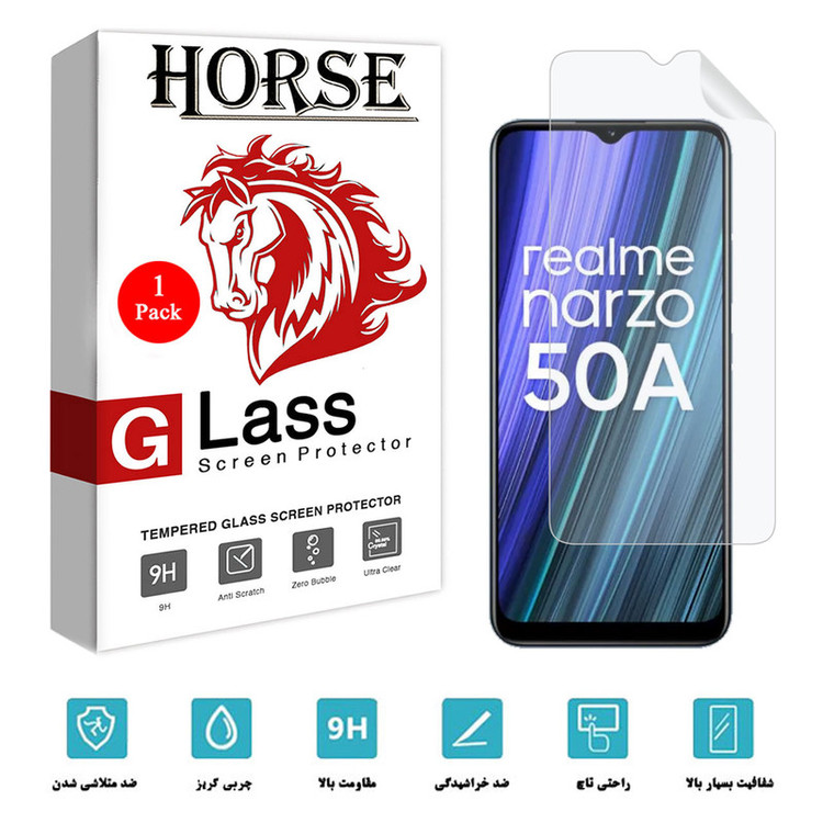 محافظ صفحه نمایش نانو هورس مدل TPU01 مناسب برای گوشی موبایل ریلمی Narzo 50A