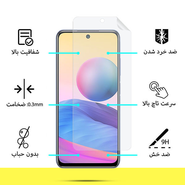 محافظ صفحه نمایش نانو هورس مدل TPU-H مناسب برای گوشی موبایل شیائومی Redmi Note 10 5G