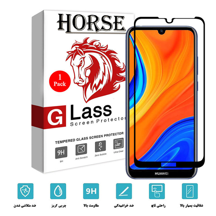 محافظ صفحه نمایش 5D هورس مدل FAG مناسب برای گوشی موبایل هوآوی Y6s 2019