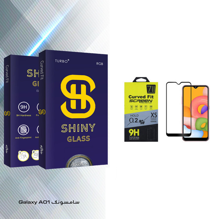 محافظ صفحه نمایش آتوچبو مدل Shiny Glass مناسب برای گوشی موبایل سامسونگ Galaxy A01