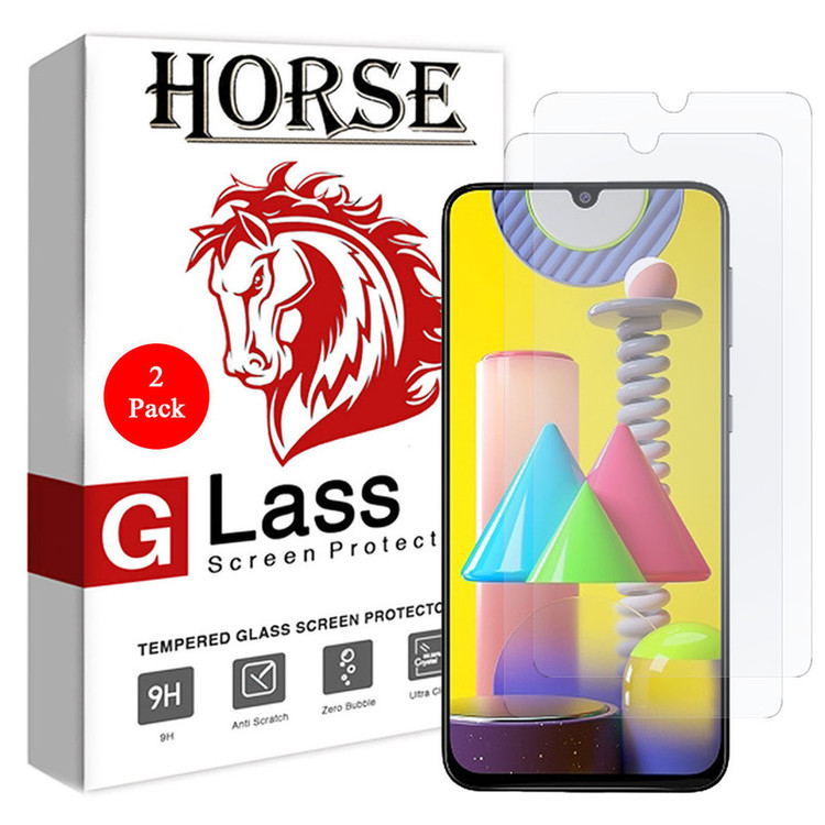 محافظ صفحه نمایش هورس مدل UCC مناسب برای گوشی موبایل سامسونگ Galaxy M21 بسته دو عددی