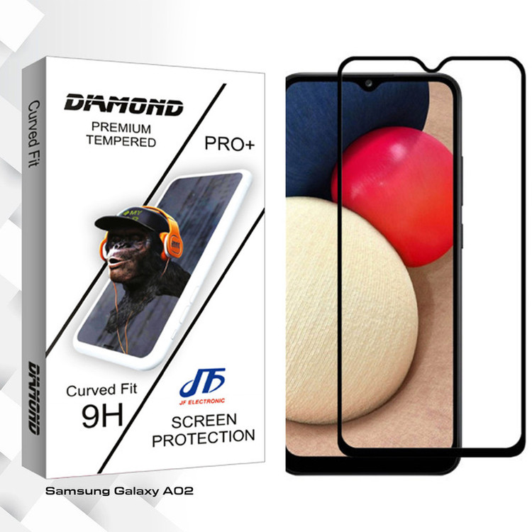 محافظ صفحه نمایش سرامیکی مات جی اف مدل Diamond glass مناسب برای گوشی موبایل سامسونگ Galaxy A02