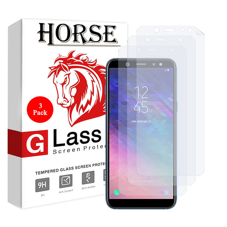 محافظ صفحه نمایش نانو هورس مدل FSN مناسب برای گوشی موبایل سامسونگ Galaxy A6 2018 بسته سه عددی