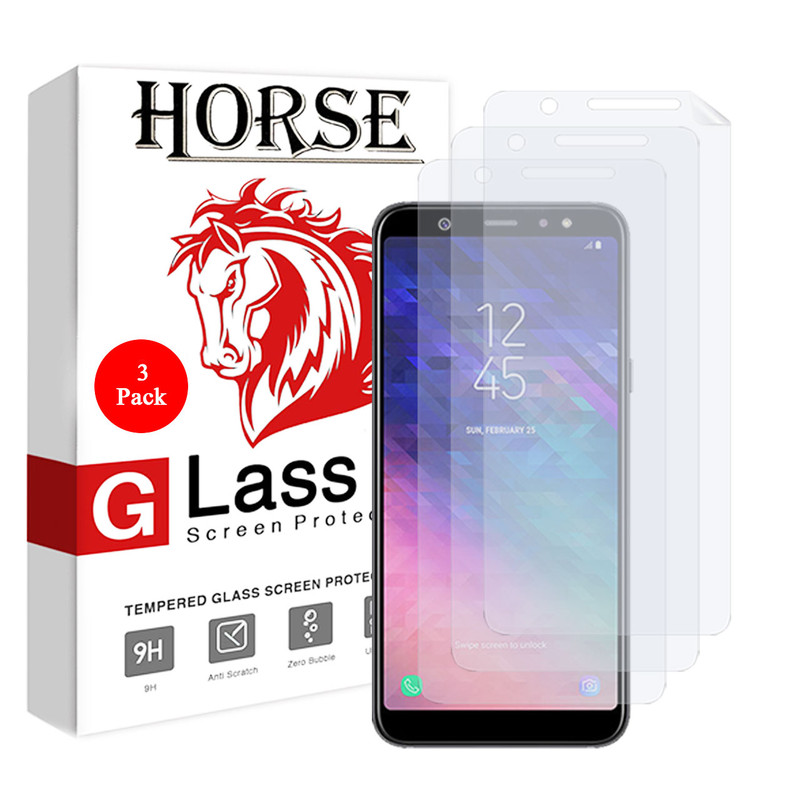 محافظ صفحه نمایش نانو هورس مدل FSN مناسب برای گوشی موبایل سامسونگ Galaxy A6 Plus 2018 بسته سه عددی