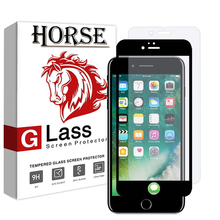 محافظ صفحه نمایش 5D هورس مدل FAG مناسب برای گوشی موبایل اپل iPhone 6 / 6s مجموعه دو عددی