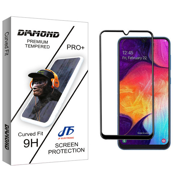 محافظ صفحه نمایش جی اف مدل Diamond glass مناسب برای گوشی موبایل سامسونگ Galaxy A70