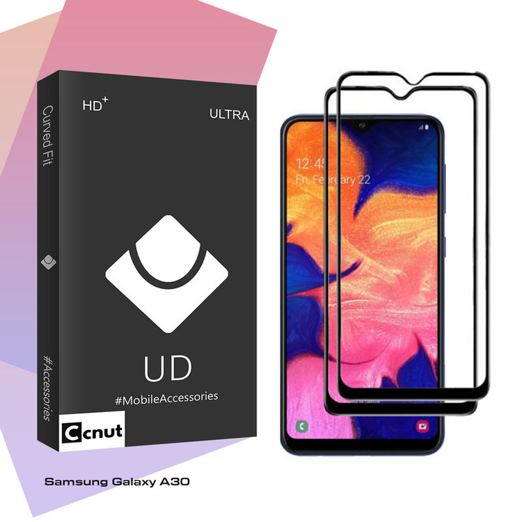 محافظ صفحه نمایش کوکونات مدل UD Black مناسب برای گوشی موبایل سامسونگ Galaxy A30 بسته دو عددی