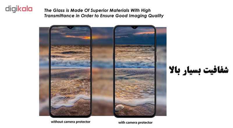 محافظ لنز دوربین هورس مدل UTF مناسب برای گوشی موبایل سامسونگ Galaxy M10