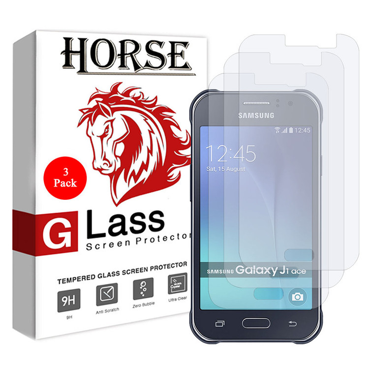 محافظ صفحه نمایش هورس مدل UCC مناسب برای گوشی موبایل سامسونگ Galaxy J1 Ace بسته سه عددی