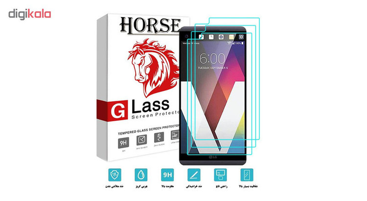 محافظ صفحه نمایش هورس مدل UCC مناسب برای گوشی موبایل ال جی V20