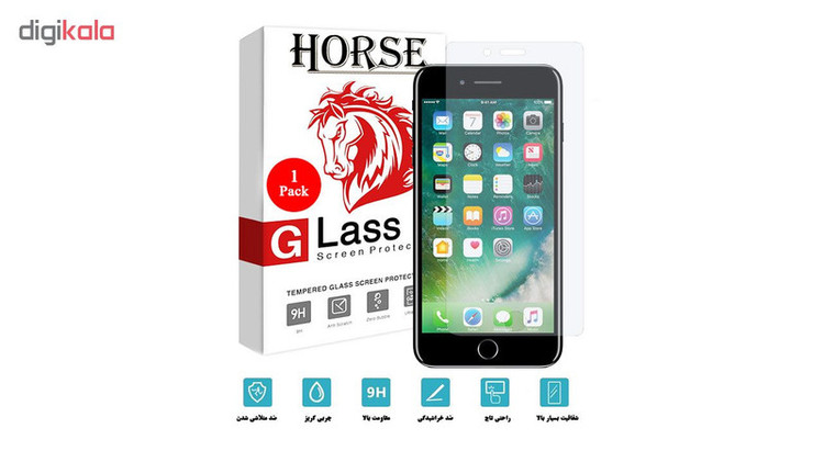 محافظ صفحه نمایش هورس مدل FSN مناسب برای گوشی موبایل اپل iPhone 8 Plus