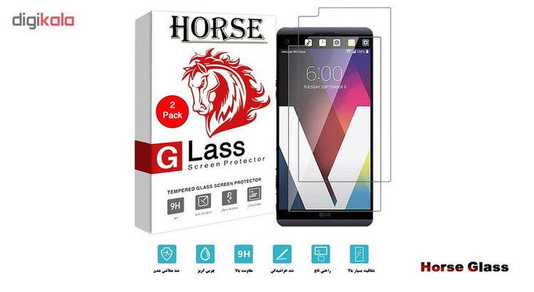 محافظ صفحه نمایش هورس مدل UCC مناسب برای گوشی موبایل ال جی V20 بسته دو عددی