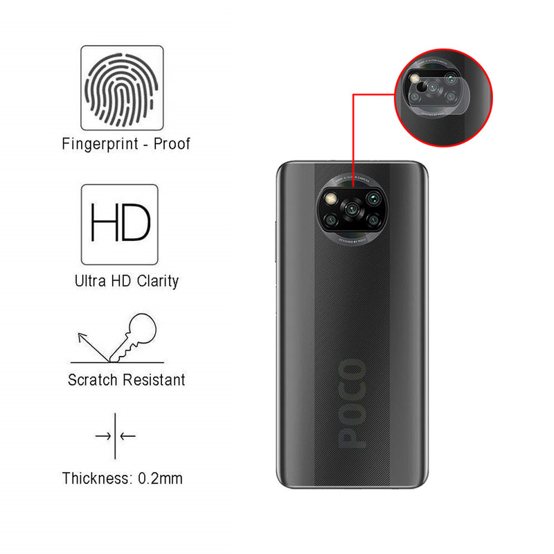 محافظ لنز دوربین هورس مدل SGL-H مناسب برای گوشی موبایل شیائومی Poco X3 Pro
