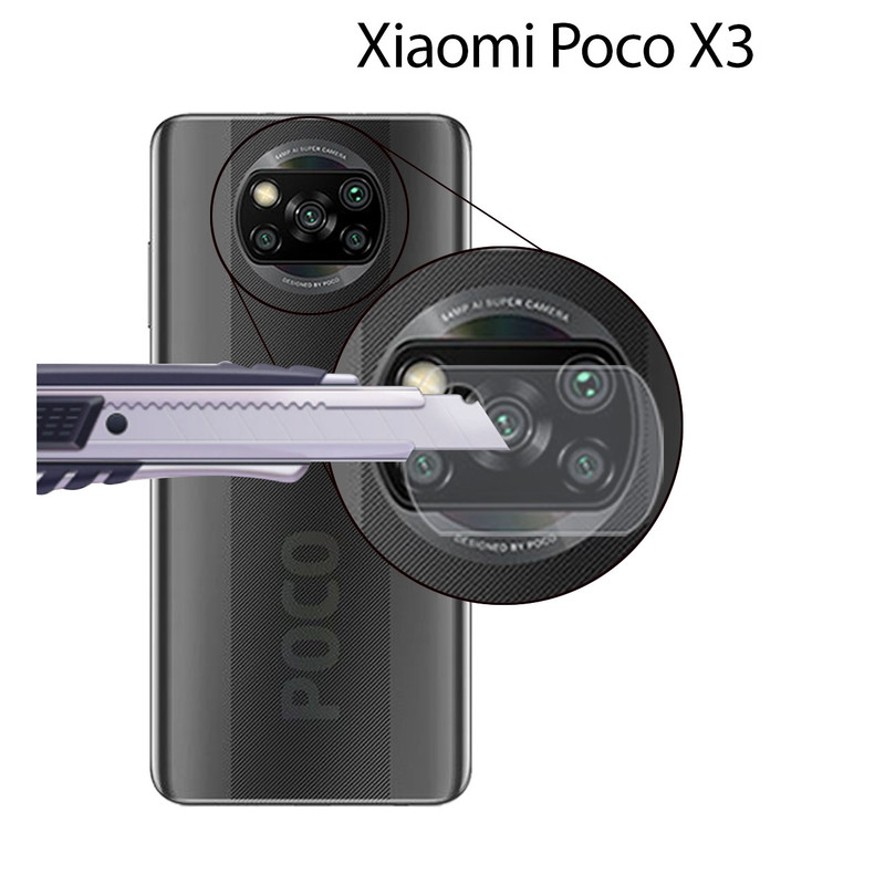 محافظ لنز دوربین هورس مدل SGL-H مناسب برای گوشی موبایل شیائومی Poco X3 Pro