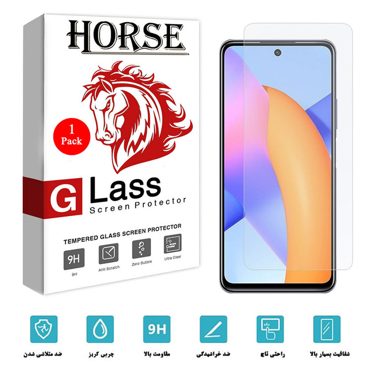 محافظ صفحه نمایش شیشه ای هورس مدل SMP01 مناسب برای گوشی موبایل آنر 10X Lite