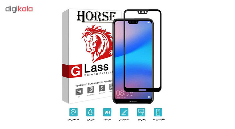 محافظ صفحه نمایش 5D هورس مدل FAG مناسب برای گوشی موبایل هواوی P20 Lite / Nova 3e