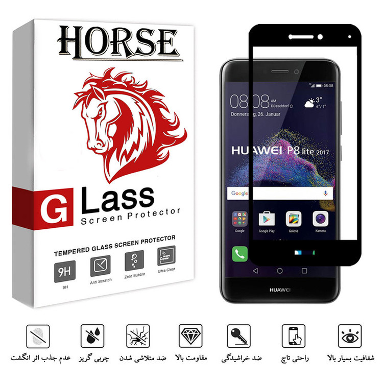 محافظ صفحه نمایش 5D هورس مدل FAG مناسب برای گوشی موبایل هوآوی P8 Lite 2017 / آنر 8 Lite