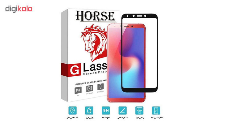 محافظ صفحه نمایش 5D هورس مدل FAG مناسب برای گوشی موبایل سامسونگ Galaxy A6s