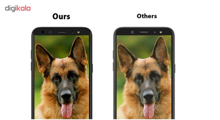 محافظ صفحه نمایش 5D هورس مدل FAG مناسب برای گوشی موبایل سامسونگ Galaxy A6 Plus 2018 بسته دو عددی