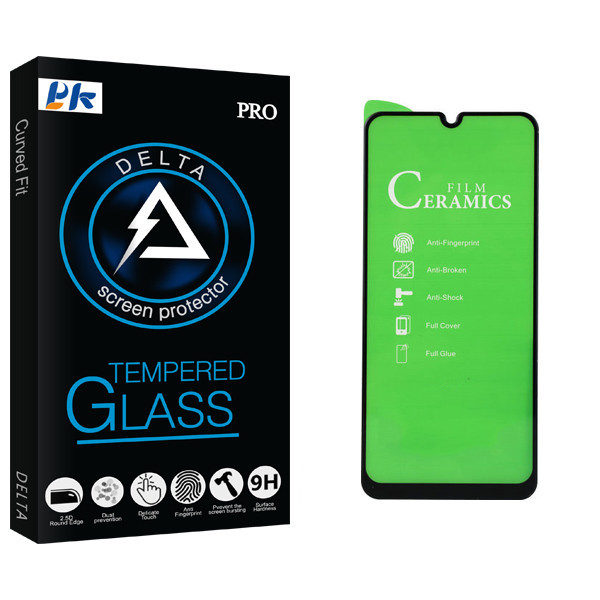 محافظ صفحه نمایش سرامیکی پی کی مدل Delta Glass مناسب برای گوشی موبایل سامسونگ Galaxy A20