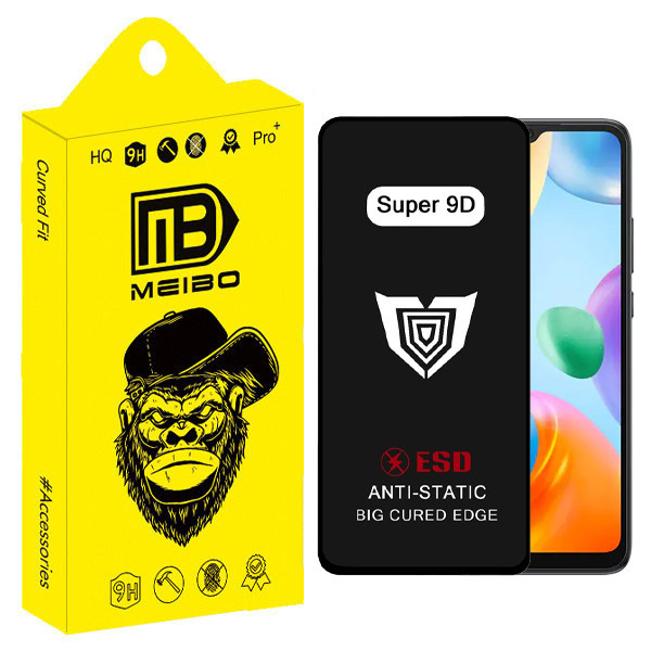 محافظ صفحه نمایش فول میبو مدل Super 9D Pro مناسب برای گوشی موبایل شیائومی redmi 10C / 12C / 10 / A3 / Poco C40 / C55 / C61